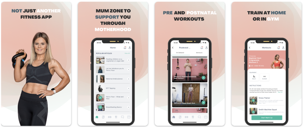 FIT MAMA an app for Mums to be healthy