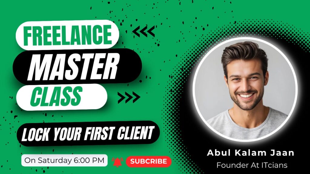 Freelance Master Class: How to Lock Your First Client
